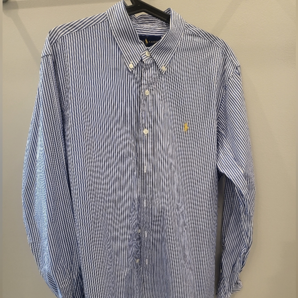 Ralph Lauren Long Sleeve Blue Button Up